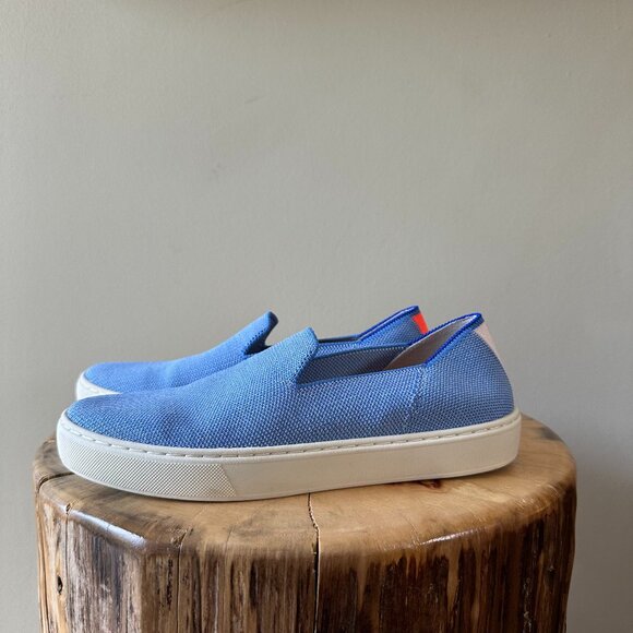 Rothy’s Original Slip On Sneaker - boardwalk (light blue) - Picture 1 of 8